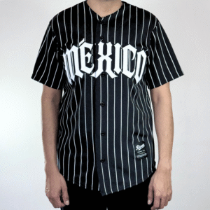 Mexico Baseball Jersey "El Primero" – Black Pinstripe