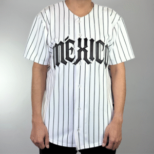 Mexico Baseball Jersey "El Primero" – White Pinstripe
